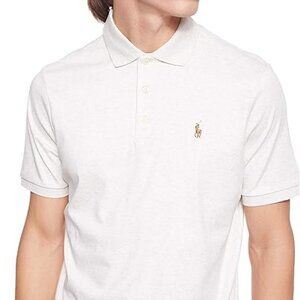 L Ralph Lauren Mens Polo Classic Fit Polo, American Heather